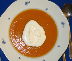 Kürbissuppe